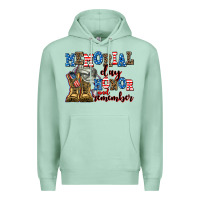 Seafoam memorial day honor and remember Premium Hoodie - AdoDesignShop