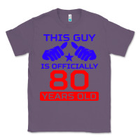 Lavender this guy is 80 years funny 80th birthday Classic Tee - artisFamous