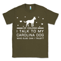 Army Green carolina dog Classic Tee - artisFamous