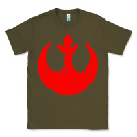 Army Green distressed rebel alliance symbol Classic Tee - artisFamous
