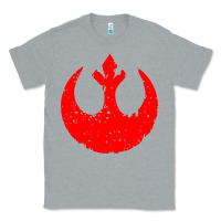 Heather Grey distressed rebel alliance symbol Classic Tee - artisFamous