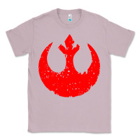 Lilac distressed rebel alliance symbol Classic Tee - artisFamous