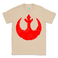 Mushroom distressed rebel alliance symbol Classic Tee - artisFamous
