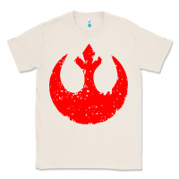 Natural distressed rebel alliance symbol Classic Tee - artisFamous