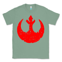 Sage distressed rebel alliance symbol Classic Tee - artisFamous