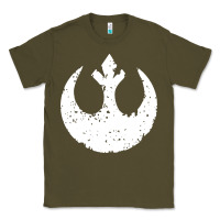 Army Green distressed rebel alliance symbol Classic Tee - artisFamous