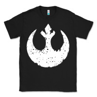 Black distressed rebel alliance symbol Classic Tee - artisFamous