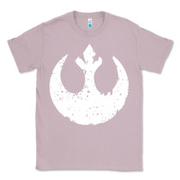 Lilac distressed rebel alliance symbol Classic Tee - artisFamous