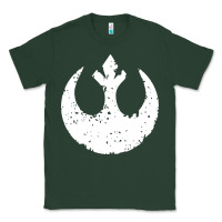 Sports Green distressed rebel alliance symbol Classic Tee - artisFamous