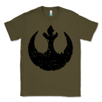 Army Green distressed rebel alliance symbol Classic Tee - artisFamous