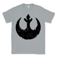 Heather Grey distressed rebel alliance symbol Classic Tee - artisFamous