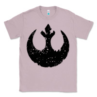 Lilac distressed rebel alliance symbol Classic Tee - artisFamous