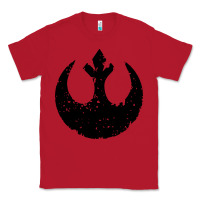 Red distressed rebel alliance symbol Classic Tee - artisFamous
