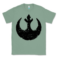 Sage distressed rebel alliance symbol Classic Tee - artisFamous