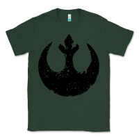 Sports Green distressed rebel alliance symbol Classic Tee - artisFamous