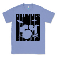 Colony Blue vintage retro drummer Classic Tee - artisFamous