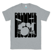 Heather Grey vintage retro drummer Classic Tee - artisFamous