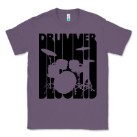 Lavender vintage retro drummer Classic Tee - artisFamous