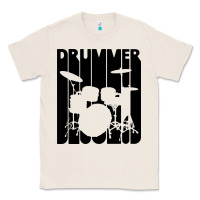 Natural vintage retro drummer Classic Tee - artisFamous