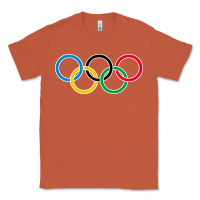Copper Olympic Rings Classic Tee - artisFamous