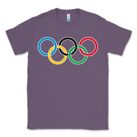 Lavender Olympic Rings Classic Tee - artisFamous