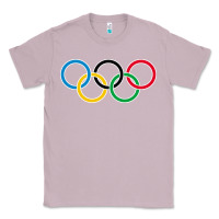 Lilac Olympic Rings Classic Tee - artisFamous