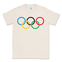 Natural Olympic Rings Classic Tee - artisFamous