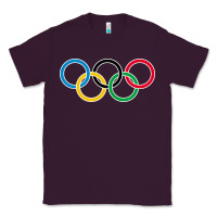 Plum Olympic Rings Classic Tee - artisFamous