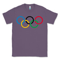 Lavender Olympic Rings Classic Tee - artisFamous