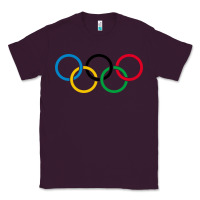 Plum Olympic Rings Classic Tee - artisFamous