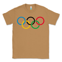 Toasted Coconut Olympic Rings Classic Tee - artisFamous