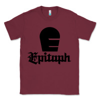 Burgundy Epitaph Records Classic Tee - artisFamous