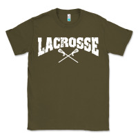 Army Green lacrosse Classic Tee - artisFamous