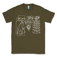 Army Green modest Classic Tee - artisFamous