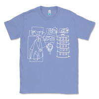 Colony Blue modest Classic Tee - artisFamous