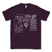 Plum modest Classic Tee - artisFamous