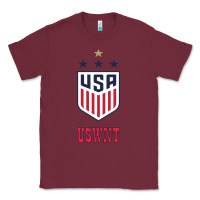 Burgundy uswnt unisex Classic Tee - artisFamous
