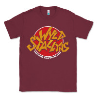 Burgundy wyld stallyns Classic Tee - artisFamous