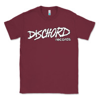 Burgundy Discord American Label Record Classic Tee - artisFamous