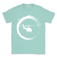 Seafoam helicopter Classic Tee - artisFamous