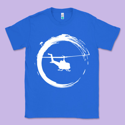 Helicopter Classic Tee Designed By Artisfamous