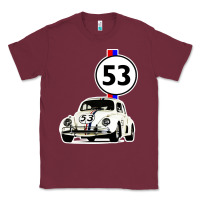 Burgundy herbie 53 Classic Tee - artisFamous