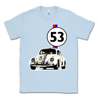 Dusty Blue herbie 53 Classic Tee - artisFamous