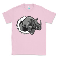 Bubblegum Pink Rhino Classic Tee - artisFamous
