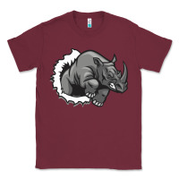 Burgundy Rhino Classic Tee - artisFamous