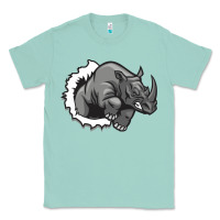 Seafoam Rhino Classic Tee - artisFamous