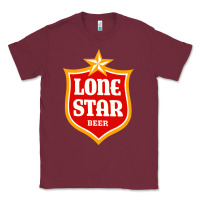 Burgundy lone star beer Classic Tee - artisFamous