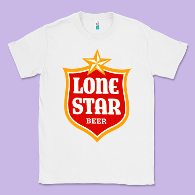 Lone Star Beer Classic Tee Designed By Artisfamous