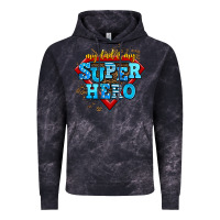 Cloud Black my dad is my super hero Vintage Hoodie - AdoDesignShop