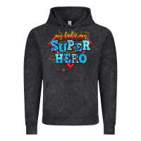 Vintage Black my dad is my super hero Vintage Hoodie - AdoDesignShop